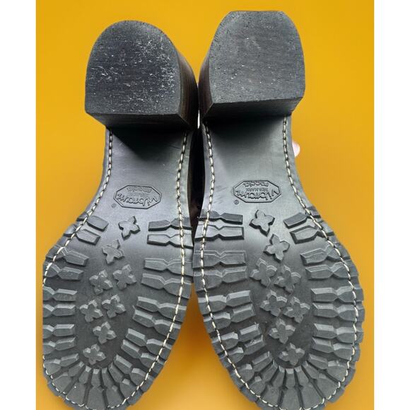 Frye Y2k Combat Lace-Up Boot, Sabrina 6G Brown w/ Pink Ribbon Laces Size 8 - Picture 9 of 16